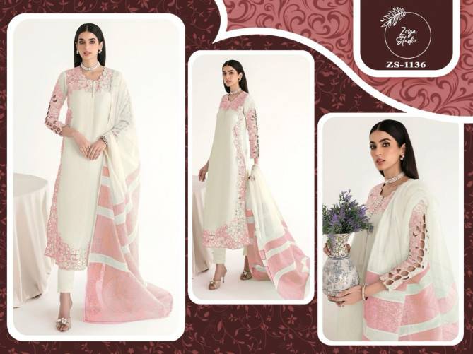 1136 By Zoya Studio Georgette Pakistani Readymade Suits Wholesale Shop In Surat
